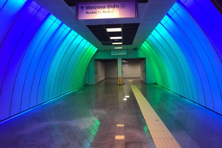m6 levent metro ışığı bazplan